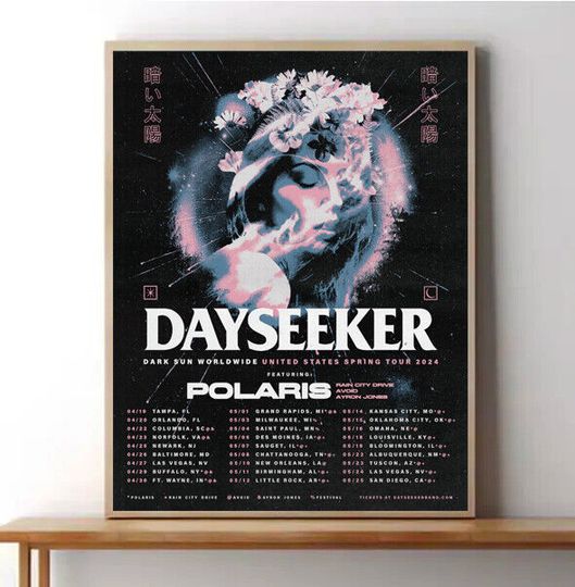 Discover Dayseeker United States Spring Tour 2024 poster