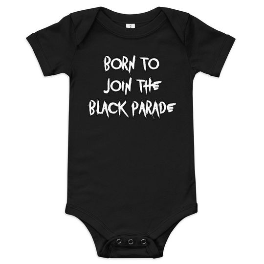 Discover Black Parade Baby  onesie