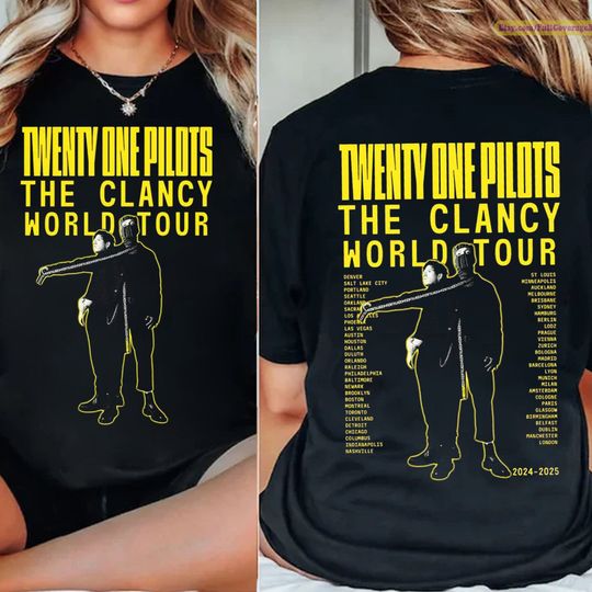 Discover Vintage Twenty One Shirt, The Clancy Wo.rld Tour 2024 Shirt