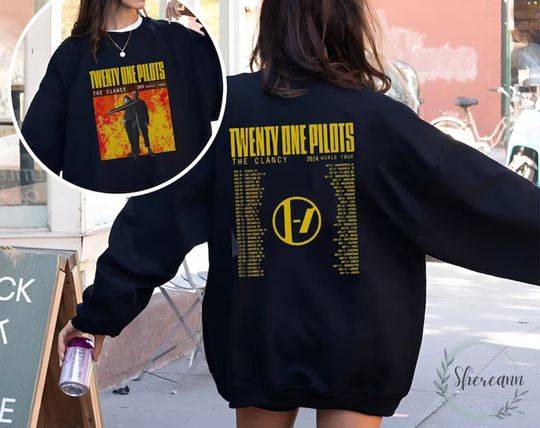 Discover Pilotss Band 2024-2025 The Clancy World Tour Shirt, Pilotss band 2024 Concert Shirt