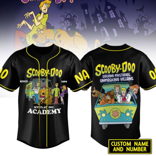 Discover Personalized Scooby Doo Since 1969 Mystery Inc Academy Baseball Jersey Shirt
