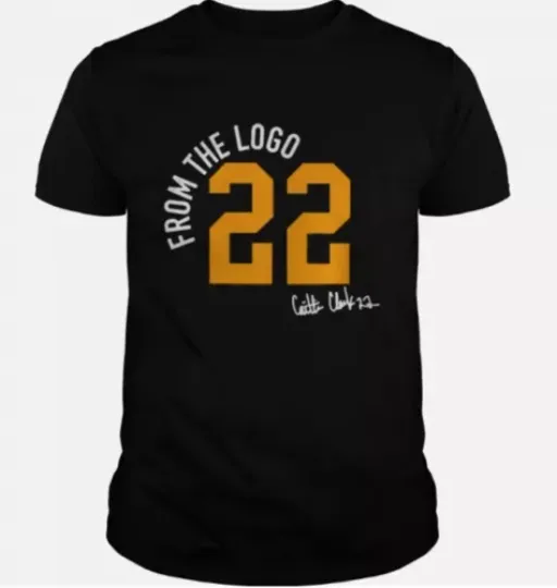 Discover Caitlin Clark From The Logo 22 Black Shirt