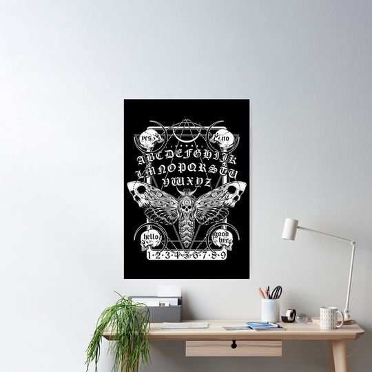 Discover Death Moth Spirit Board Poster