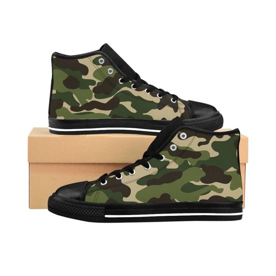Discover Women's Camo High Top Sneakers