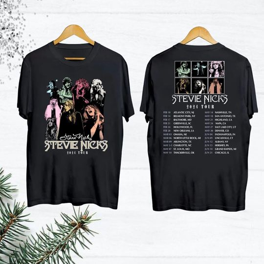 Discover Stevie Nicks 2024 Tour Merch, 2024 Stevie Nicks Live In Concert T-Shirt