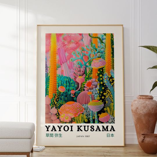 Discover Yayoi Kusama Poster - Japanese Gallery Wall Art