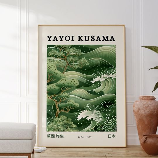 Discover Yayoi Kusama Poster - Japanese Gallery Wall Art