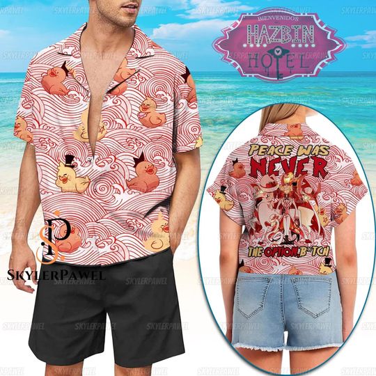 Discover Lucifer Hazbin Hawaiian Shirt, Hazbin Hotel Shirt, Lucifer Morningstar Shirt