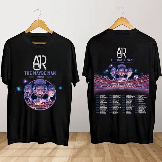 Discover AJR The Maybe Man Tour 2024 T Shirt, AJR Band Concert Shirt, The Maybe Man Tour 2024