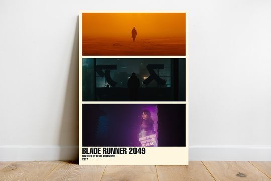 Discover Blade Runner 2049 Movie Poster, Vintage Movie Poster, Home Decor
