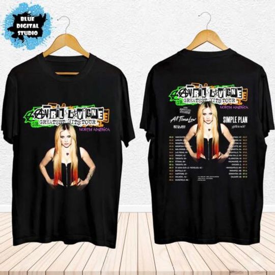 Discover Avril Lavigne 2024 Tour Shirt  Avril Lavigne Fan Shirt
