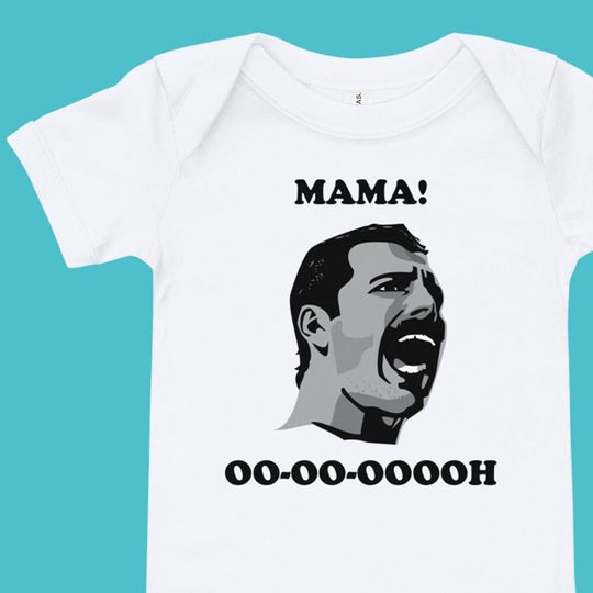 Discover Freddie Mercury Baby Bodysuit, Bohemian Rhapsody