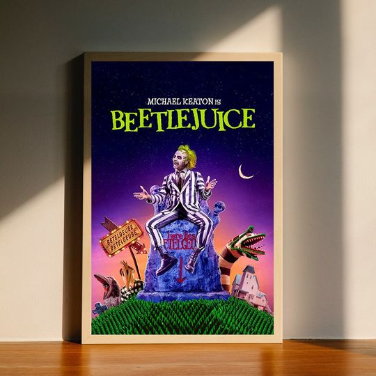 Discover Beetlejuice Movie Canvas Poster