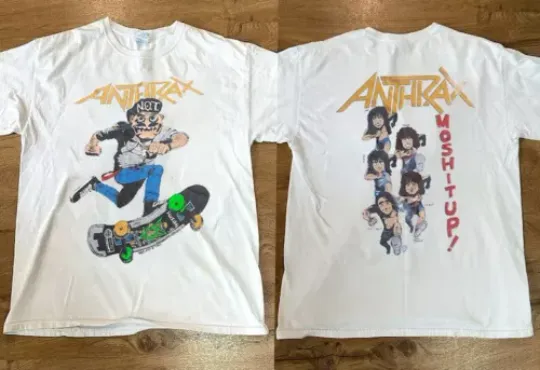 Discover Anthrax Mosh it Up Tour 1987 T-Shirt