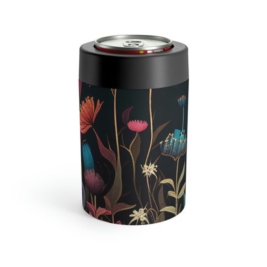 Discover Wildflower Stainless Steel Can Holder