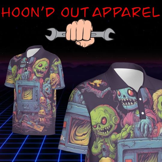 Discover Gather 'Round | FlexFit Polo | Zombeats Collection