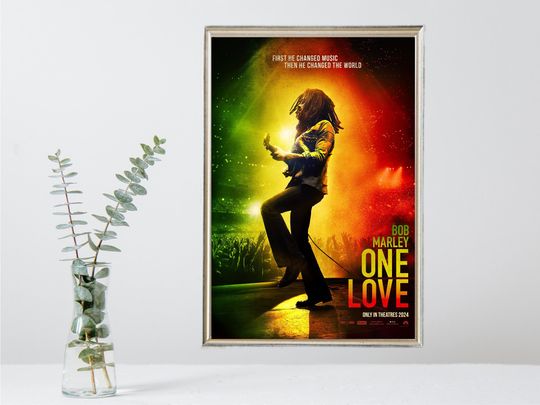 Discover Bob Marley One Love Movie Poster, Vintage Movie Poster