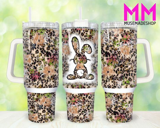 Discover Easter Boho Leopard 40oz Tumbler Png