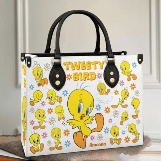 Discover Tweety Bird Women Leather Handbag