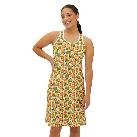 Discover Orange Bird Women's Racerback Dress