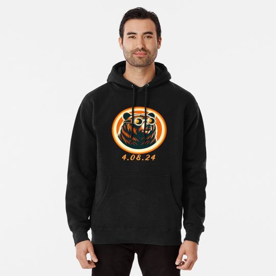 Discover American Total Solar Eclipse Pullover Hoodie