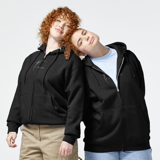 Discover Solar eclipse day 2024 Zip Hoodie