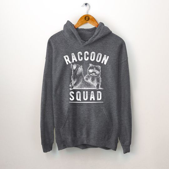 Discover Raccoon Squad Family Daughter Hoodie
