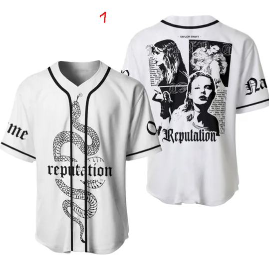 Discover Customized swiftiee Reputation Snake Baseball Jersey