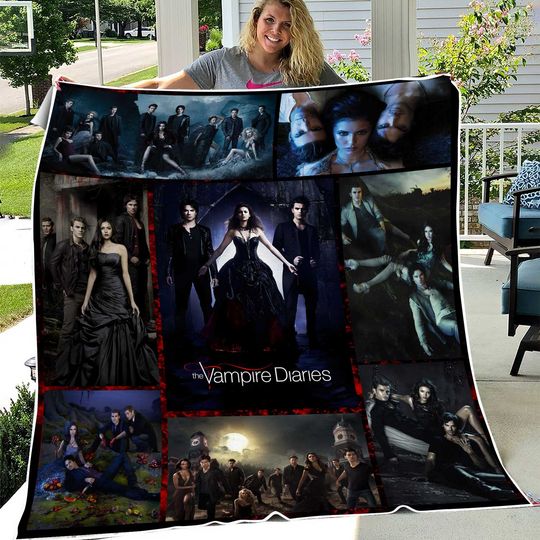 Discover The Vampire Diaries Movie Fleece Blanket