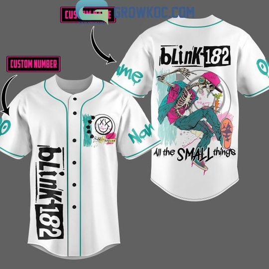 Discover Personalized B182 All The Small Things Baseball Jersey