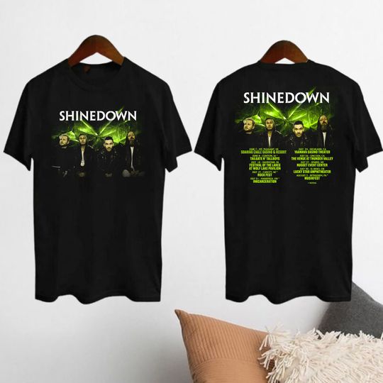 Discover shine down Band Tour 2024 T-shirt