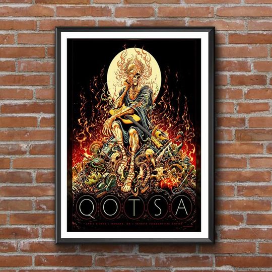 Discover Queens Of The Stone Age Oshawa, On April 8, 2024 Tour Poster