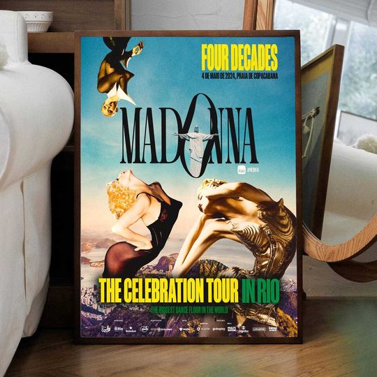 Discover Madonna The Celebration Tour In Rio de Janeiro Brazil On May 4th 2024 poster