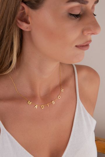 Discover Personalized Name Initial Alphabet Necklace