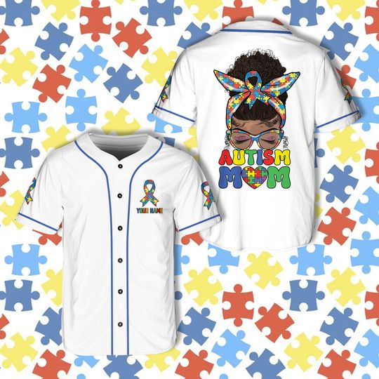 Discover Personalized Autism Awareness Month Baseball Jersey