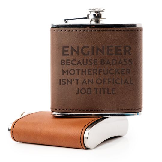 Discover Engineer Job Title Flask - Engineer Gift Ideas