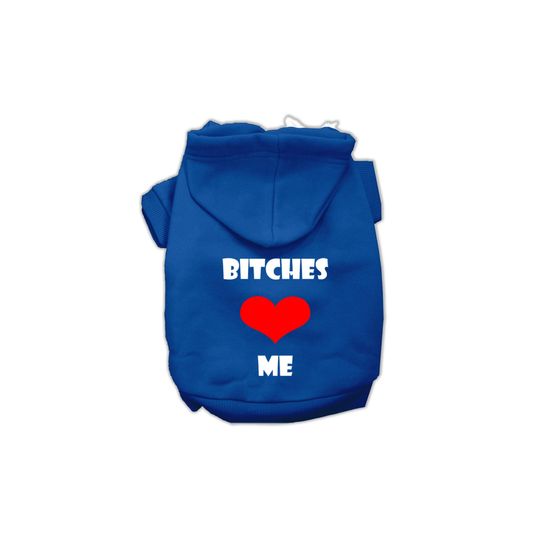 Discover Dog Hoodie Hoodie Pop Culture Bietches Love Me