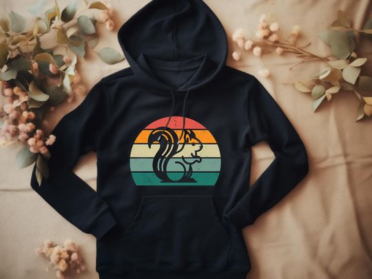 Discover Squirrel Lover Animal Nature Hoodie