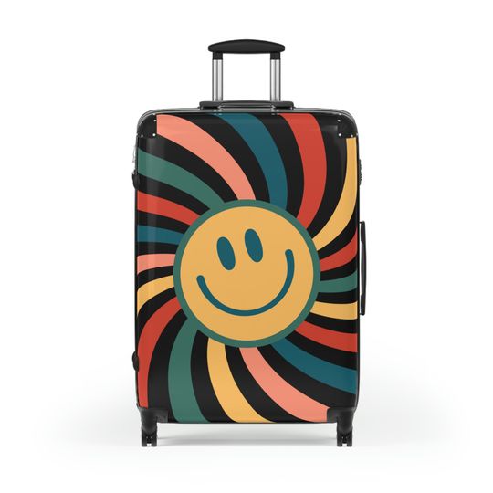 Discover Happy Suitcase Luggage Luggage Cover