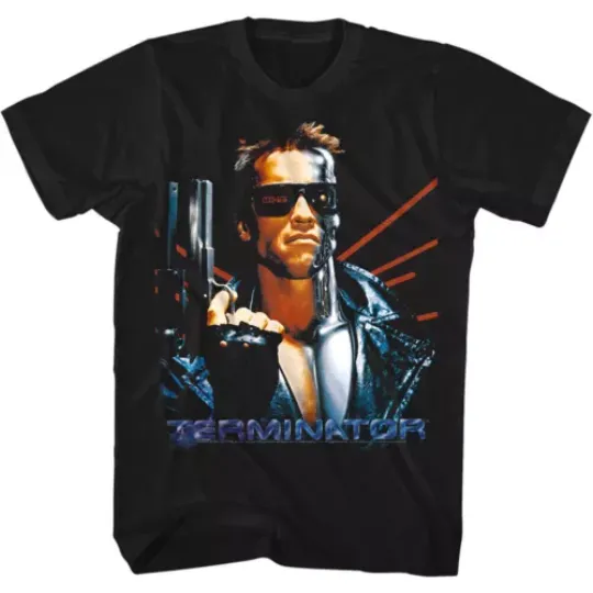 Discover Terminator Arnold Schwarzenegger Movie Poster Men's T Shirt