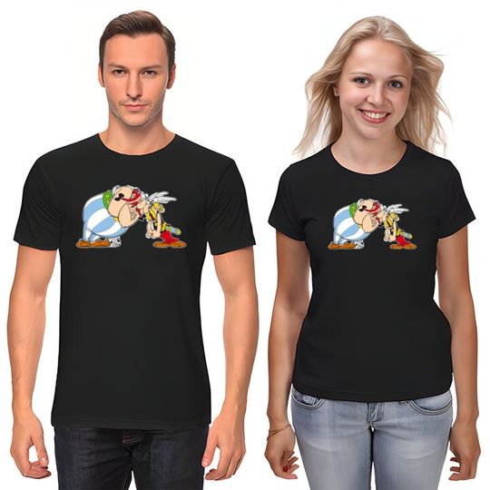 Discover Asterix and Obelix Shirt, Famous Characters Figure Shirt