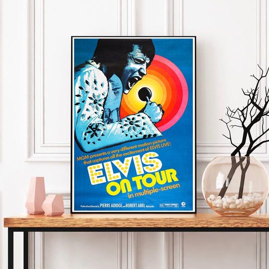 Discover Movie poster- Elvis Presley On tour Poster