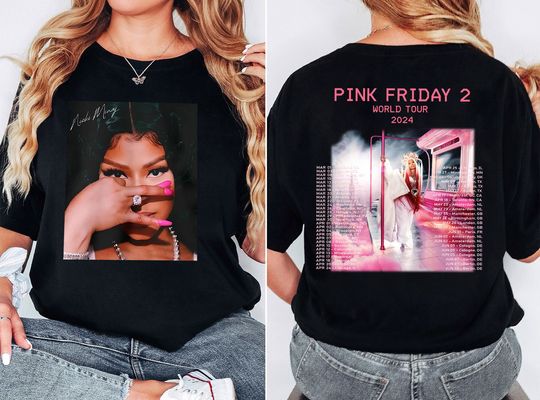 Discover Pink Friday 2 Airbrush Nicki Minaj Shirt