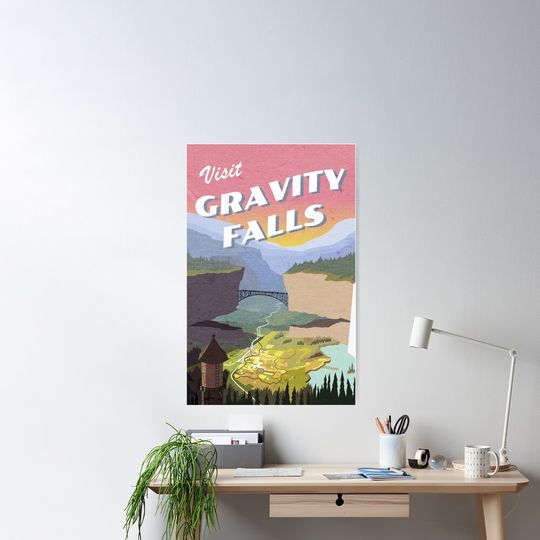 Discover Visit Gravity Falls Poster