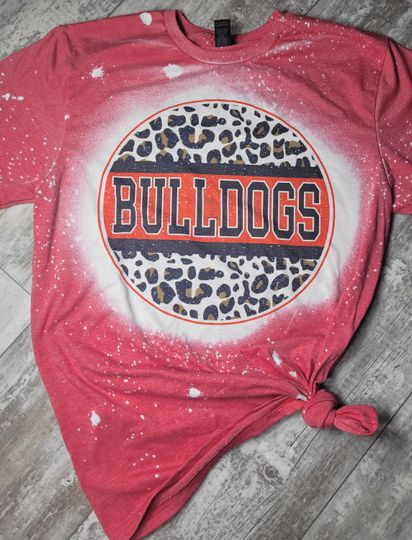 Discover Bulldogs Leopard tee