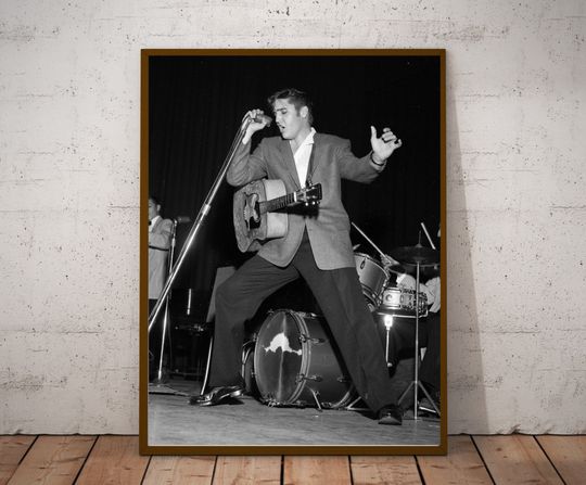 Discover Elvis Presley vintage poster