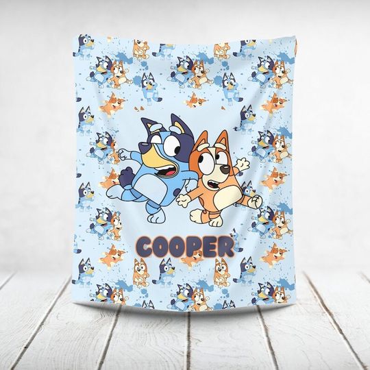 Discover Pup 4 Velveteen Plush Blanket