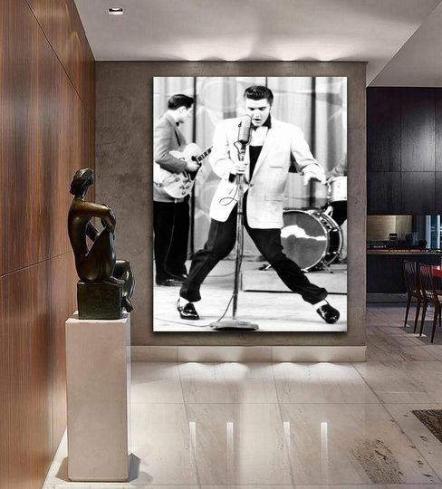 Discover Elvis Presley Rock and Roll Art Poster