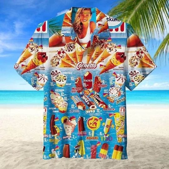 Discover Ice Cream Hawaiian Shirt for Summer