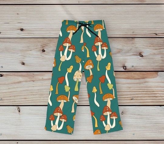 Discover Cottage Core Mushrooms Women's Pajama Pants